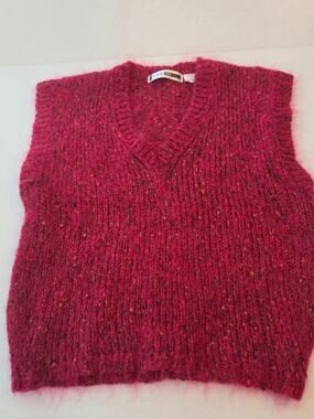E.W.M.S. Jrs.  Mohair blend vested  size medium